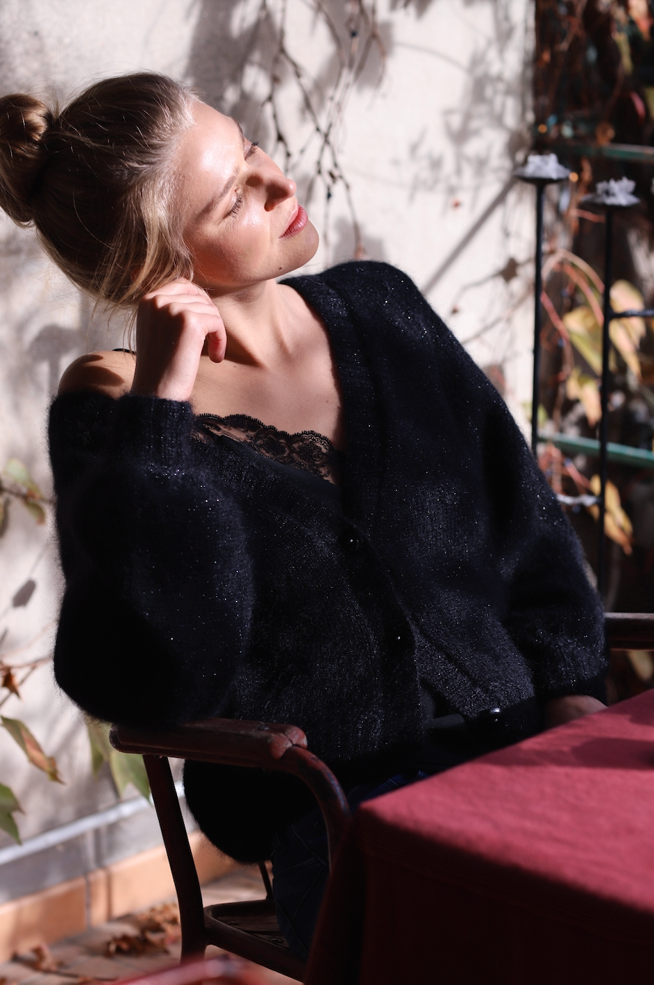 Gilet April à tricoter.