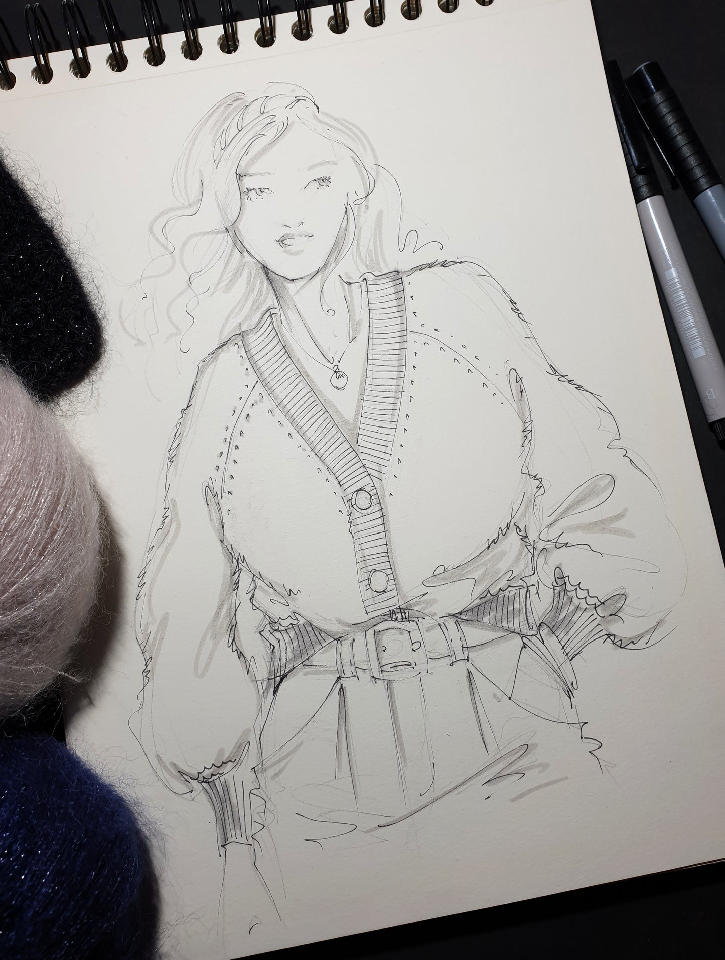 Gilet April à tricoter.