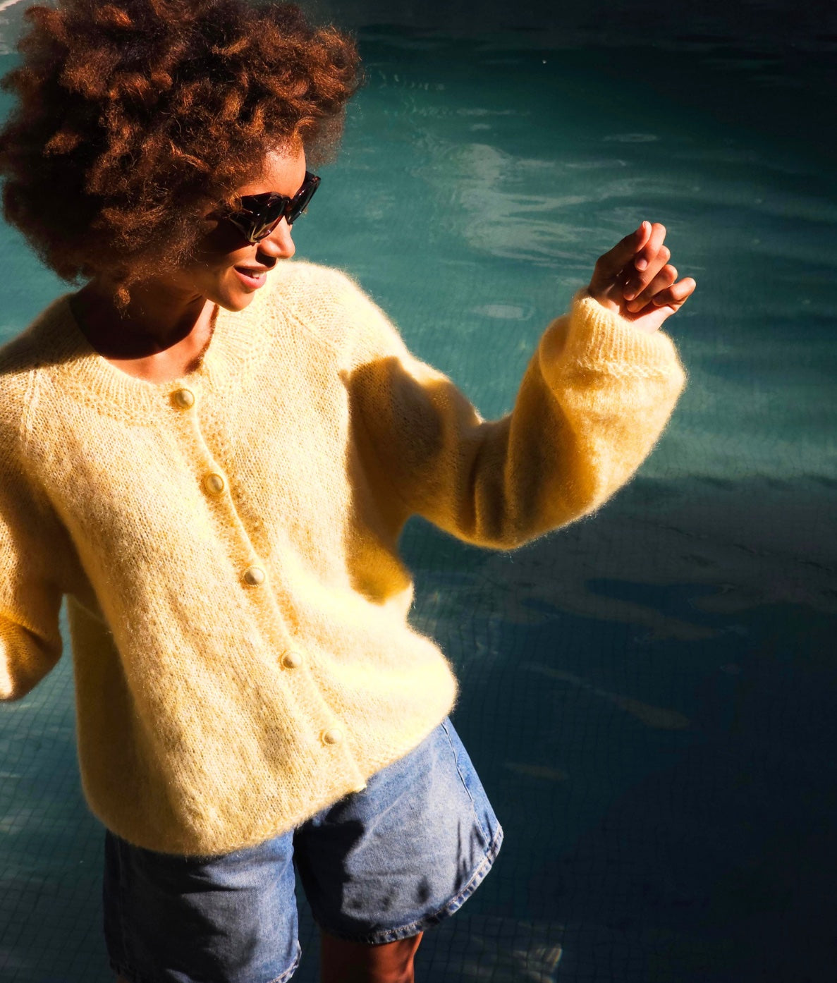 Cardigan Berenice à tricoter.