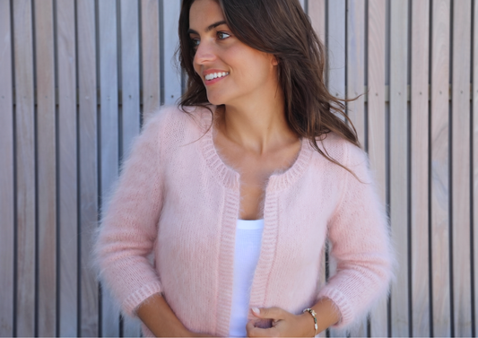 Gilet Odile à tricoter.