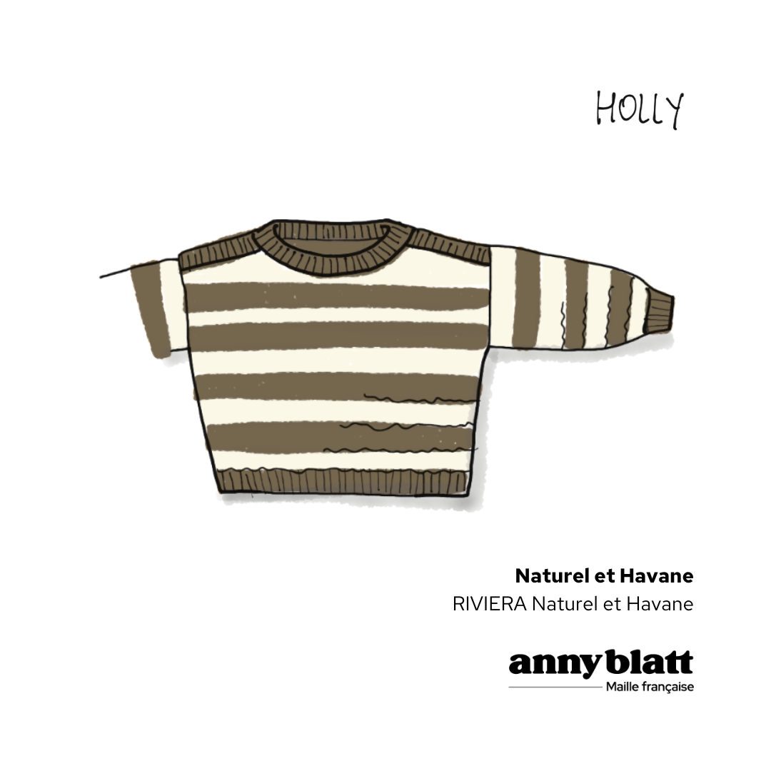 Pull Holly à tricoter.