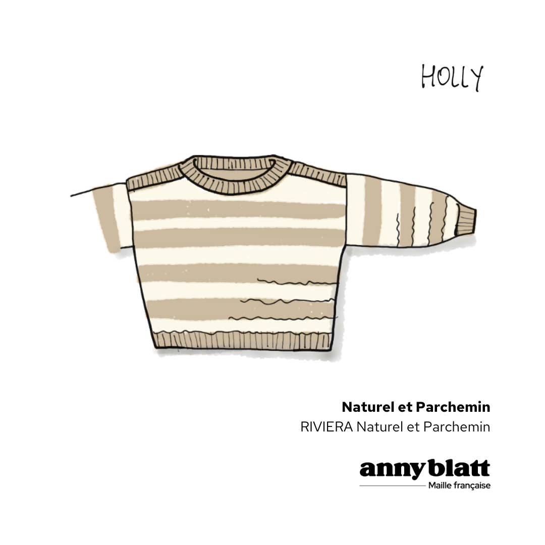 Pull Holly à tricoter.