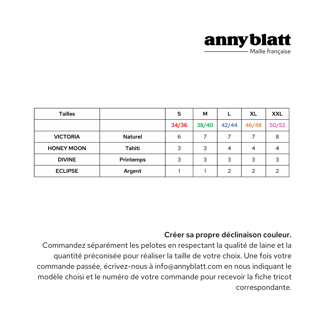 Top Ivy à tricoter.