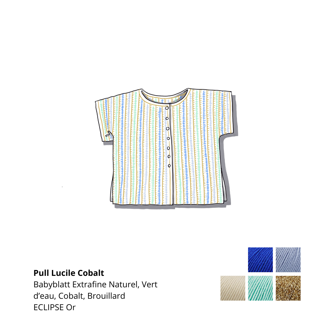 Gilet Lucile au crochet.