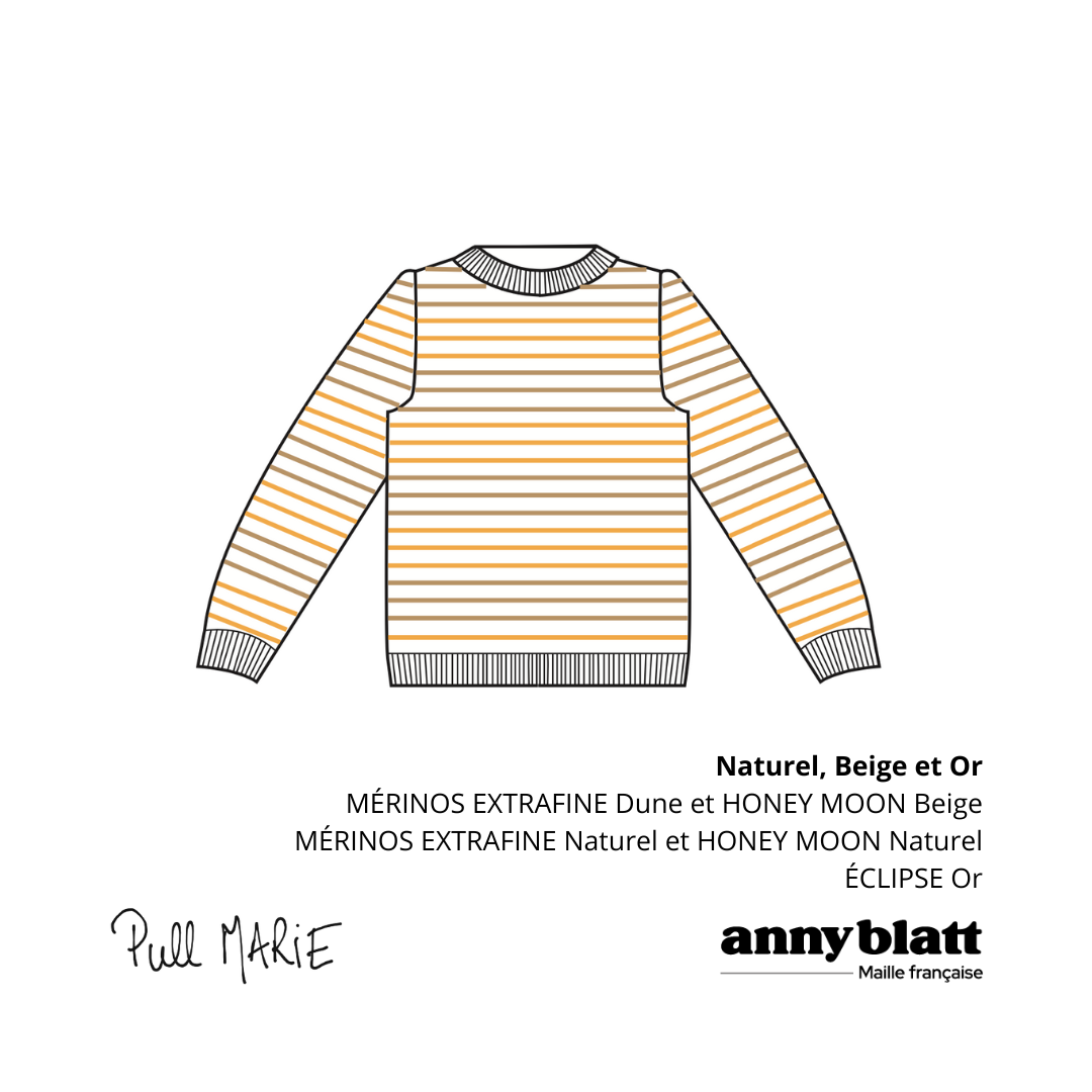 Pull Marie à tricoter.