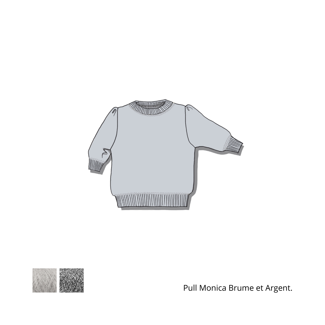 Pull Monica à tricoter.