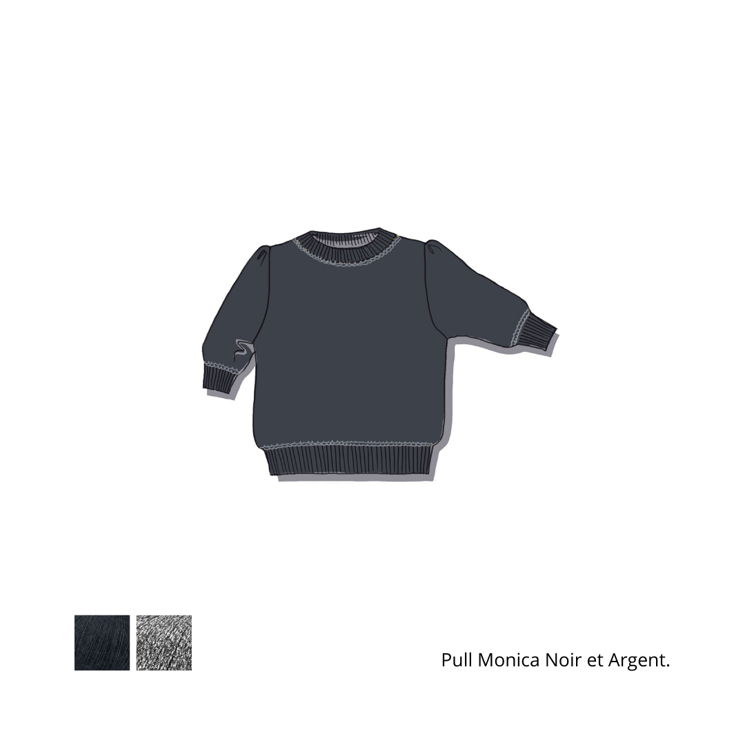 Pull Monica à tricoter.