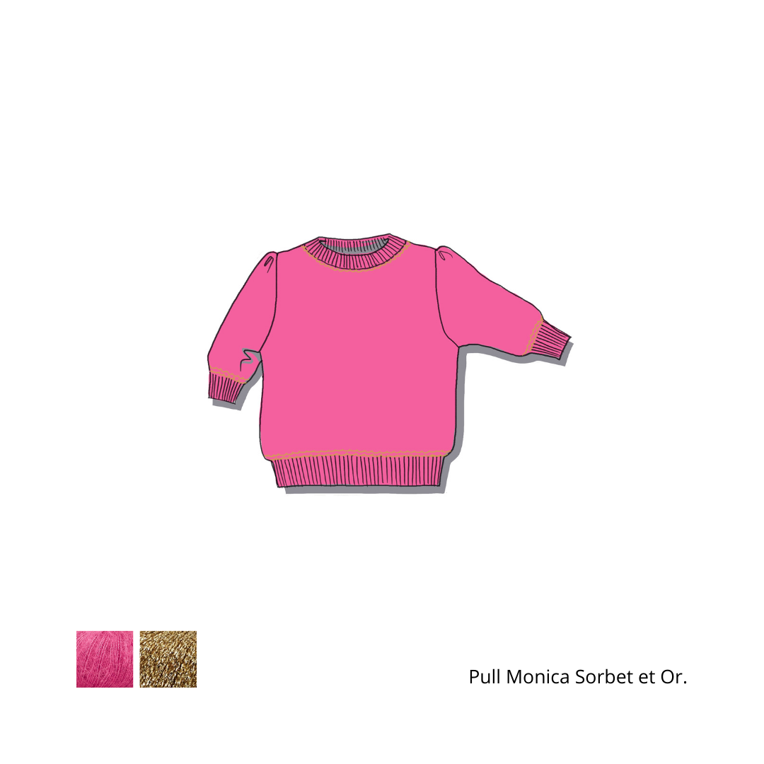 Pull Monica à tricoter.