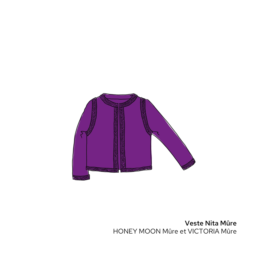 Veste Nita à tricoter.