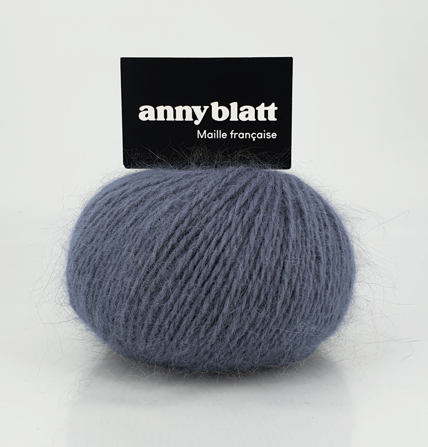 Charger l&#39;image dans la galerie, Pull Alix à tricoter en angora et doré
