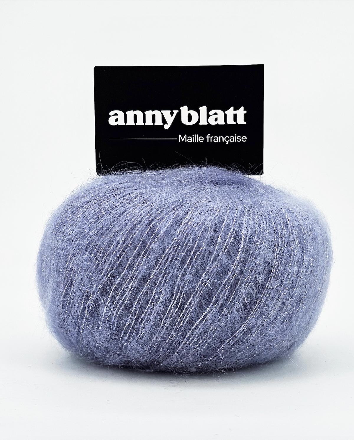 Pelote Sirius - Super kid mohair, soie et fil brillant.