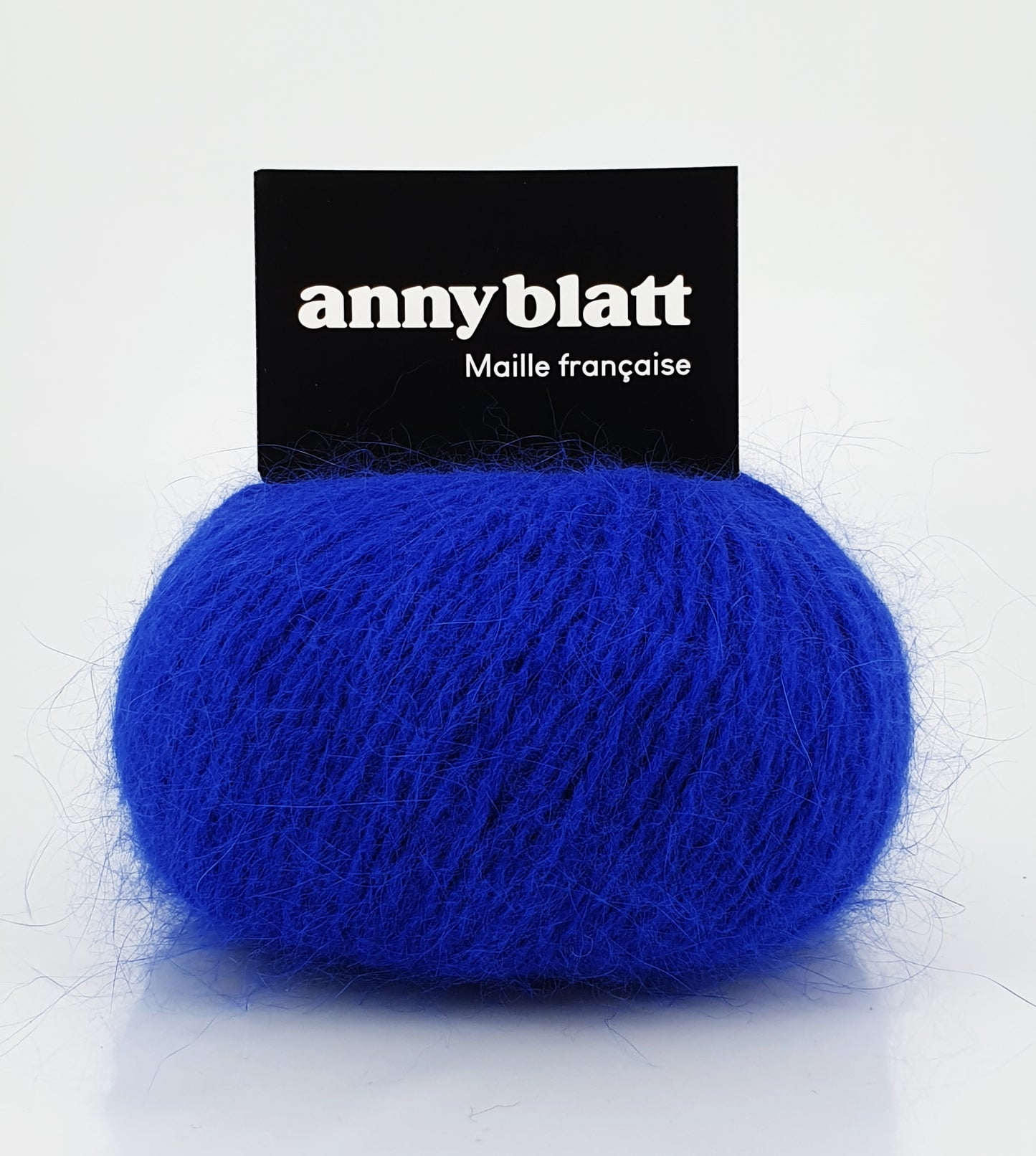 Pull Avy à tricoter en Angora et doré.