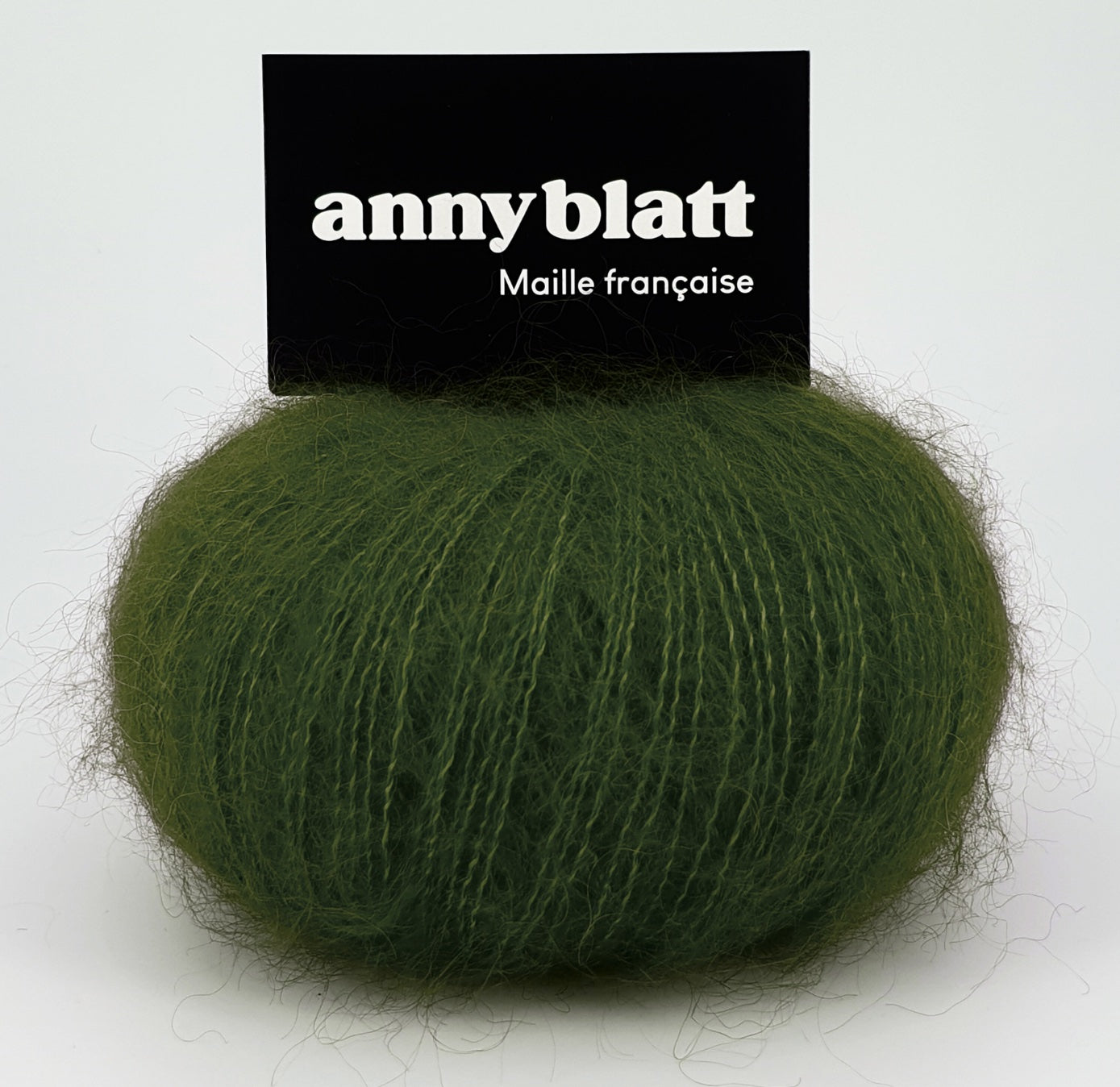 Pull Avy à tricoter en Mohair et doré.