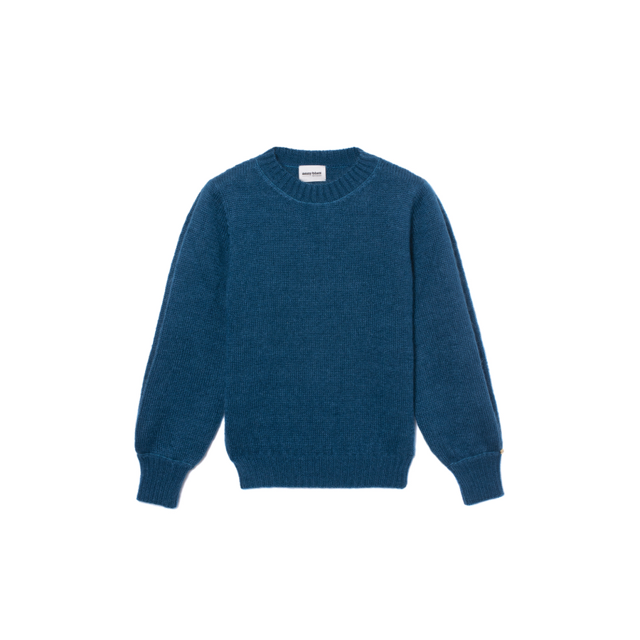 Charger l&#39;image dans la galerie, Pull Alix en Mohair et soie uni
