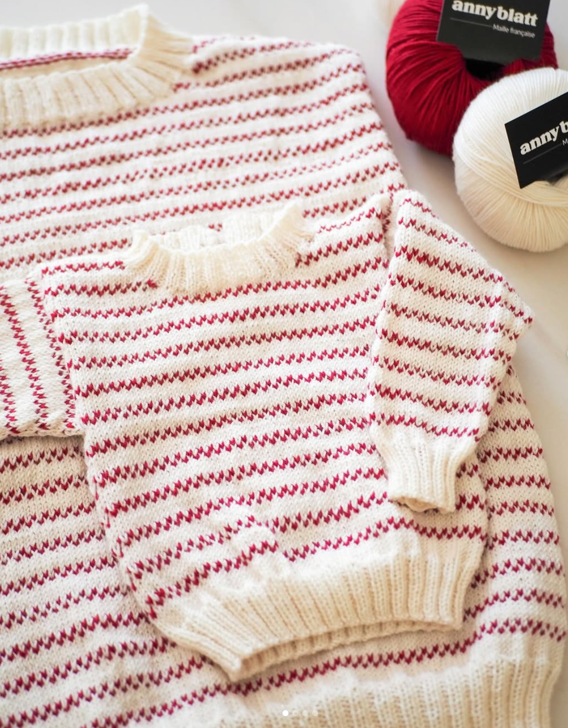 Pull Frances bébé à tricoter.