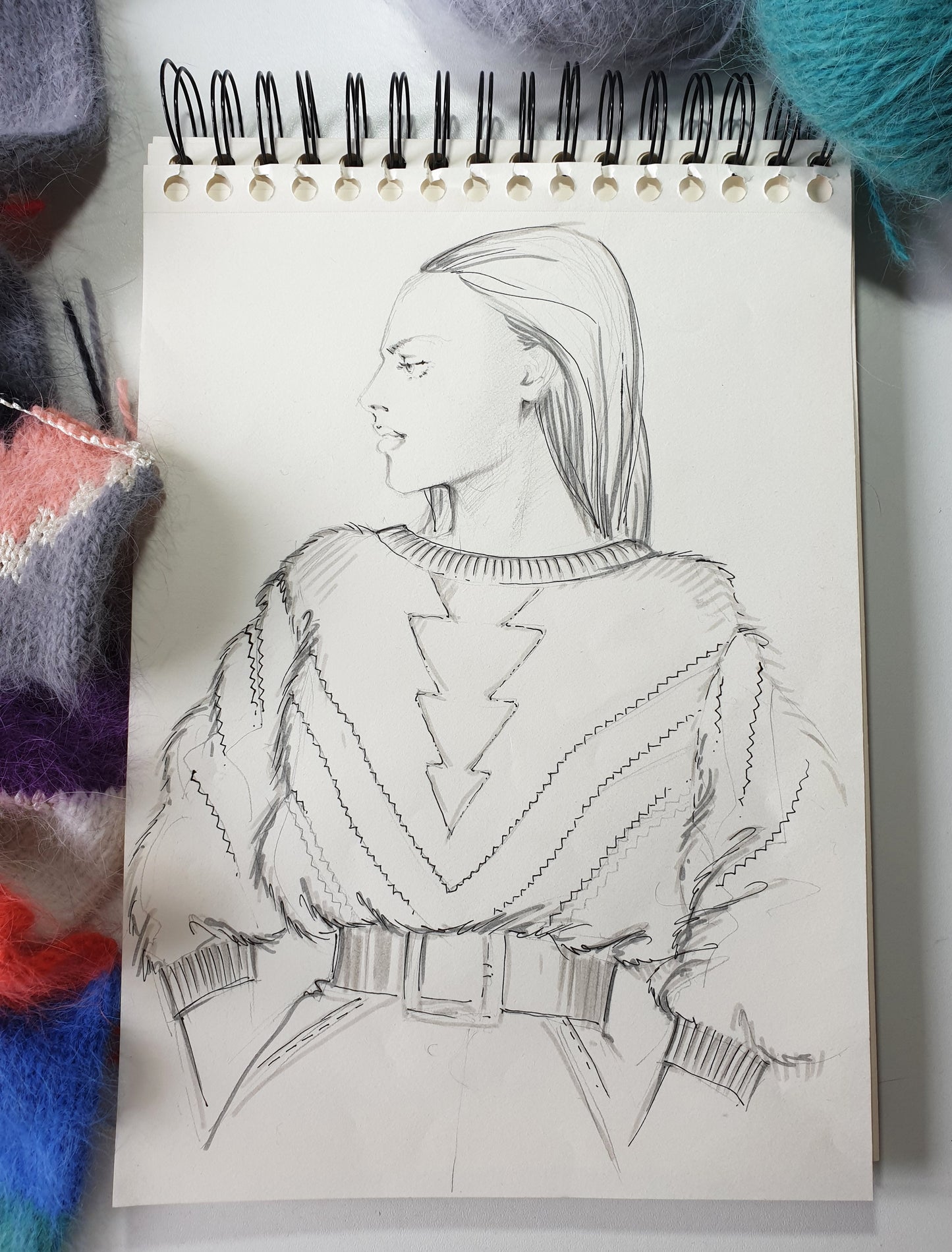 Pull Maud à tricoter.