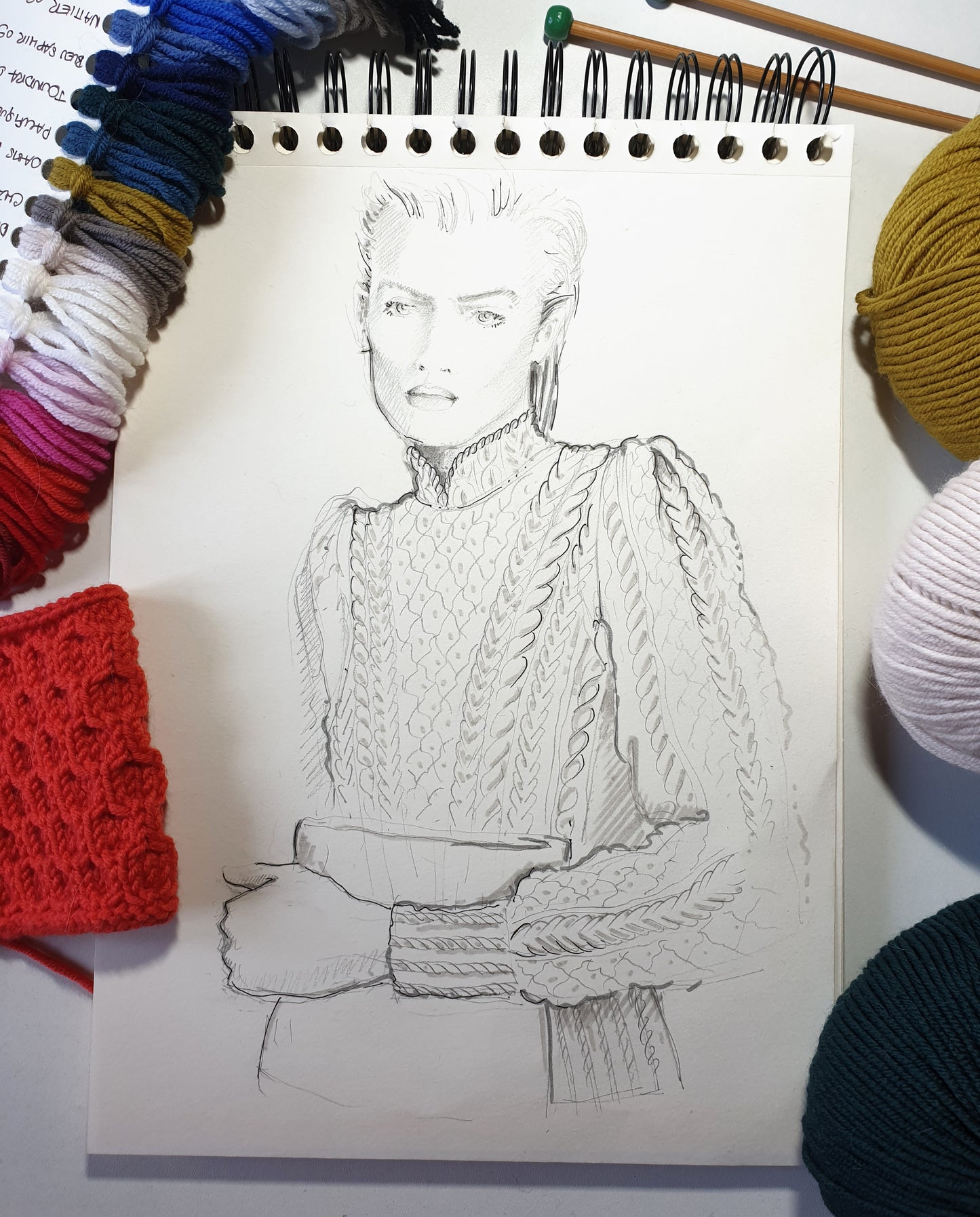 Pull Manon à tricoter.