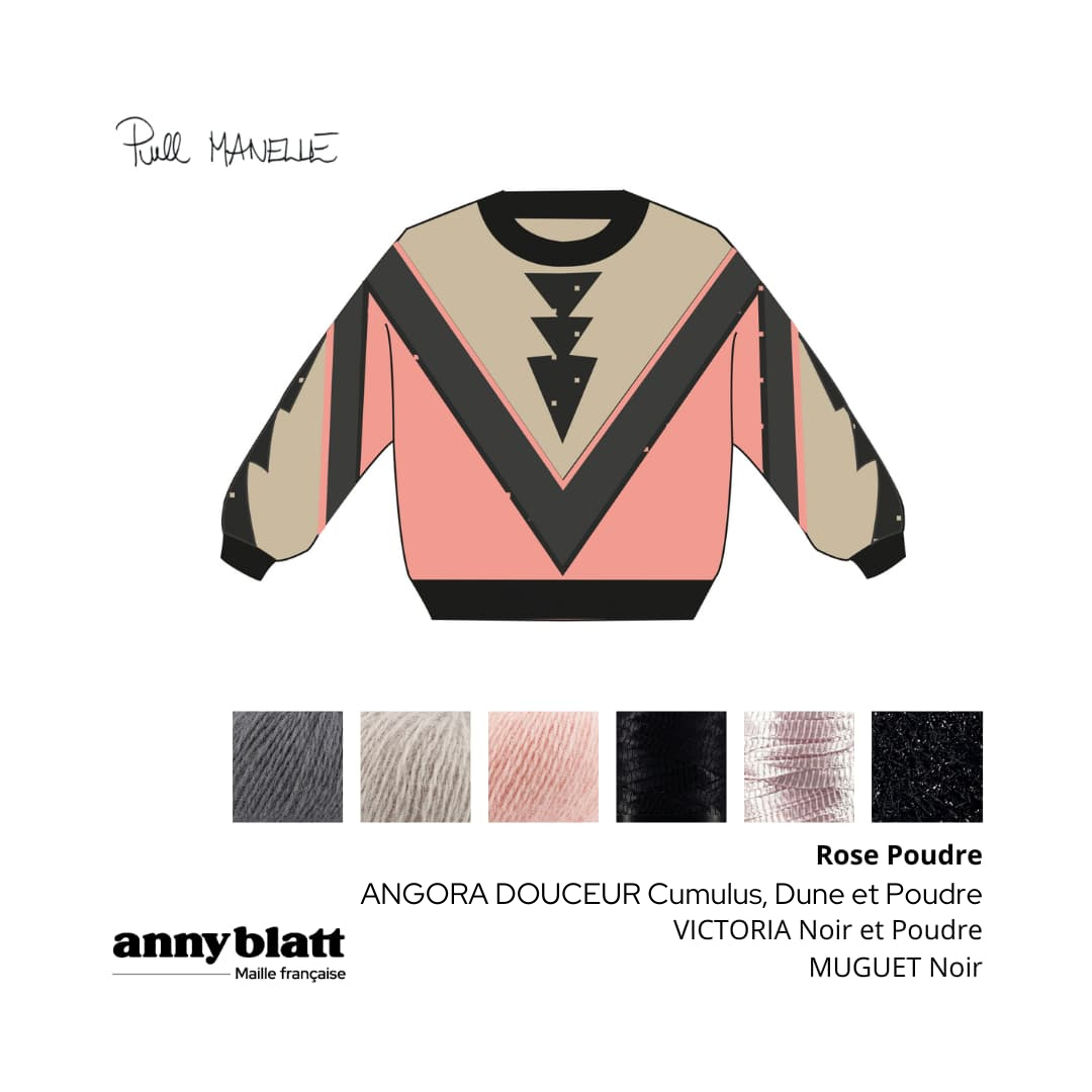 Pull Manelle à tricoter.