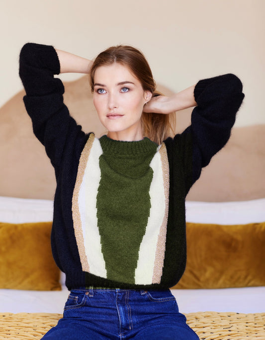 Pull Serena à tricoter.