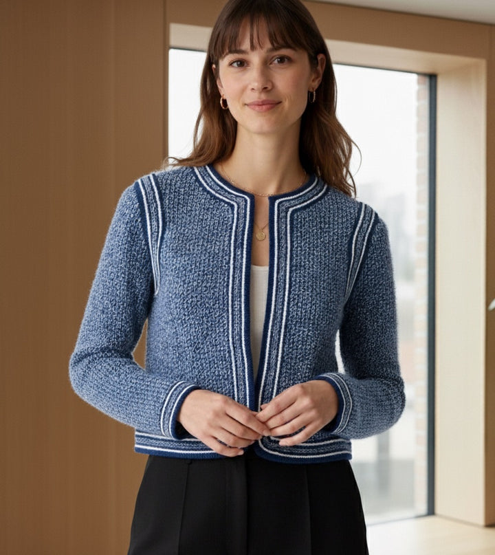 Martine - Veste Élégante En Tricot