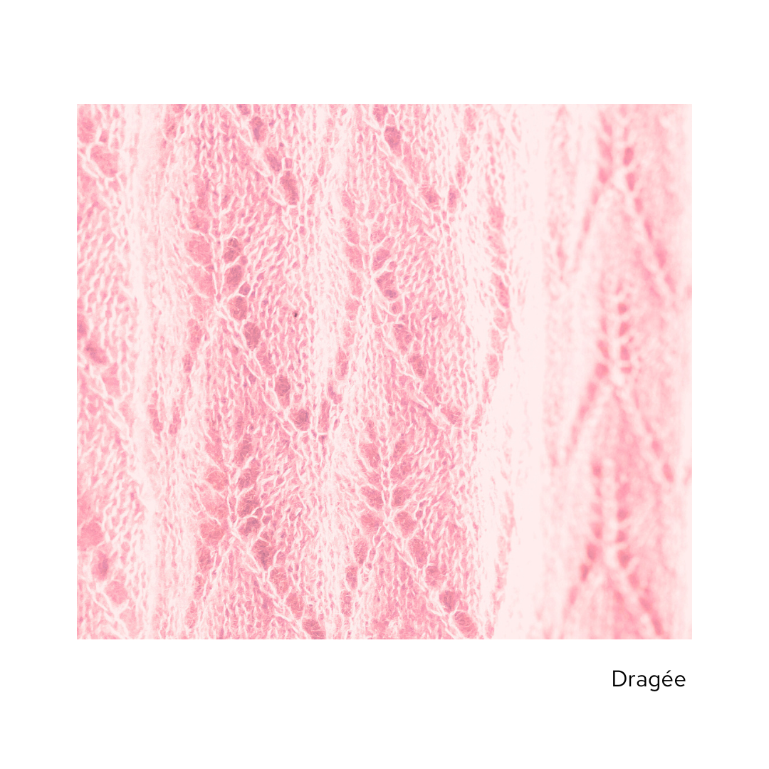 Gilet ajouré Maya à tricoter.