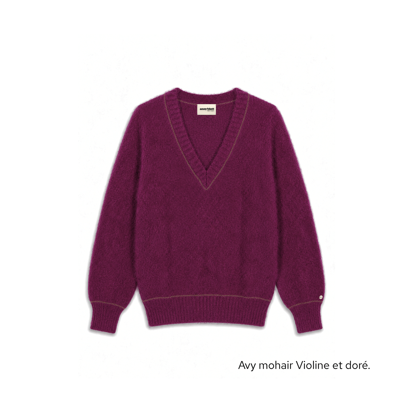 Pull Avy Mohair et or. 7 coloris