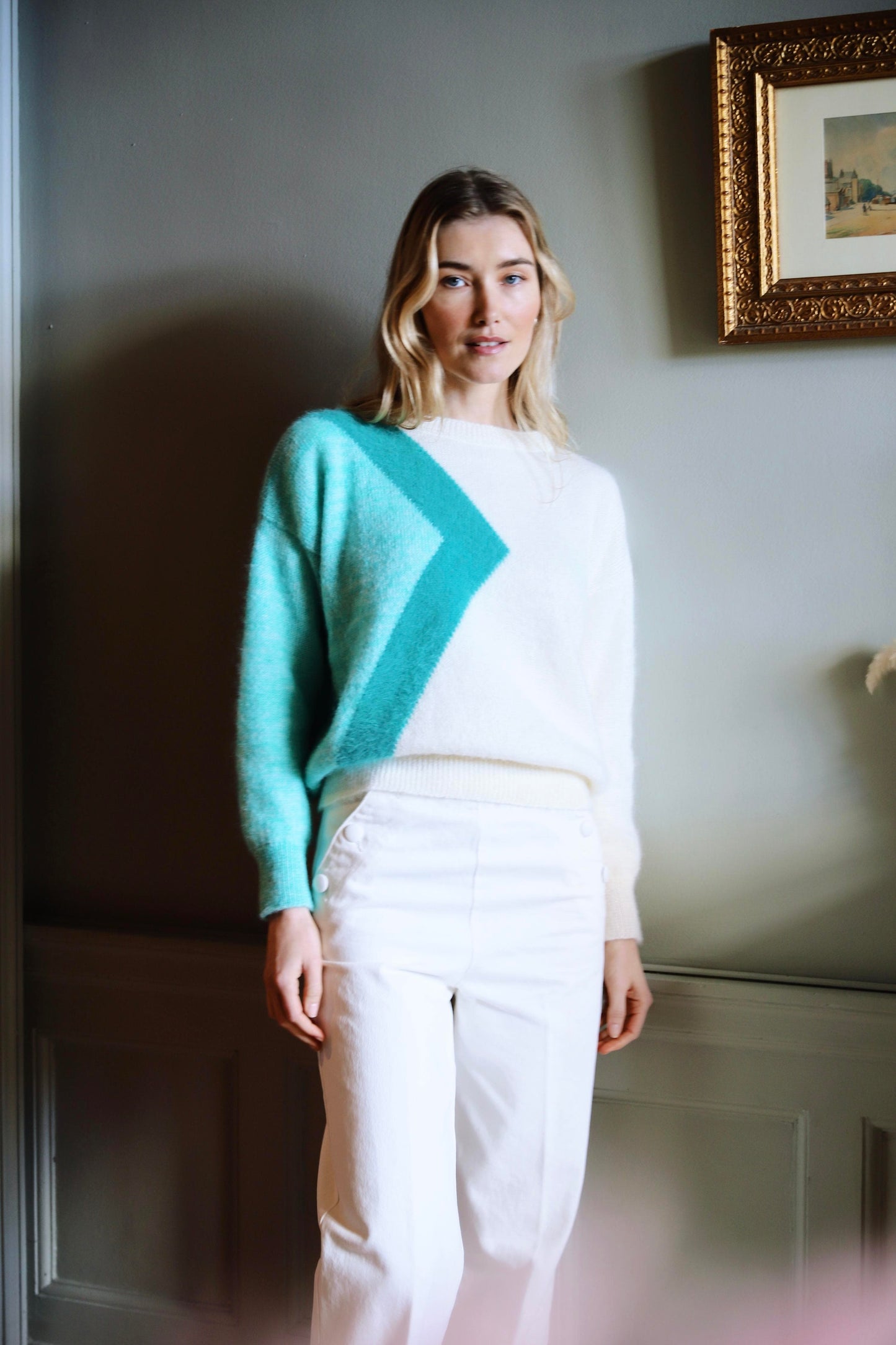 Pull Billie Menthe. Dernières pièces.