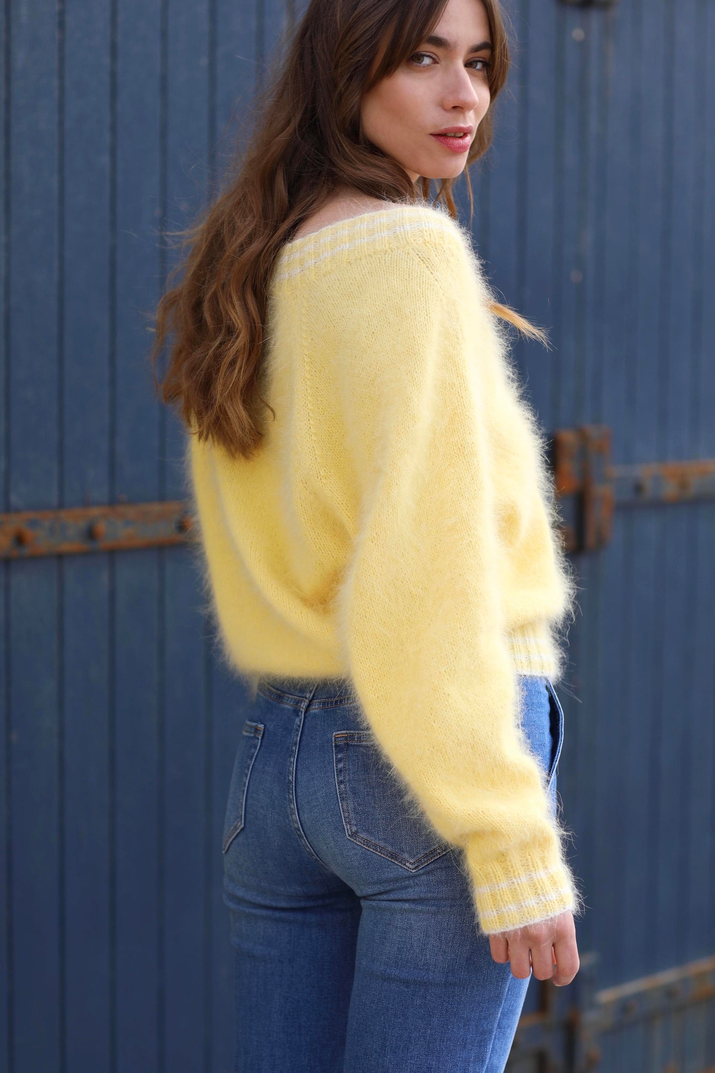 Pull Vanessa à tricoter.