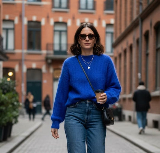 Pull Romane à tricoter.