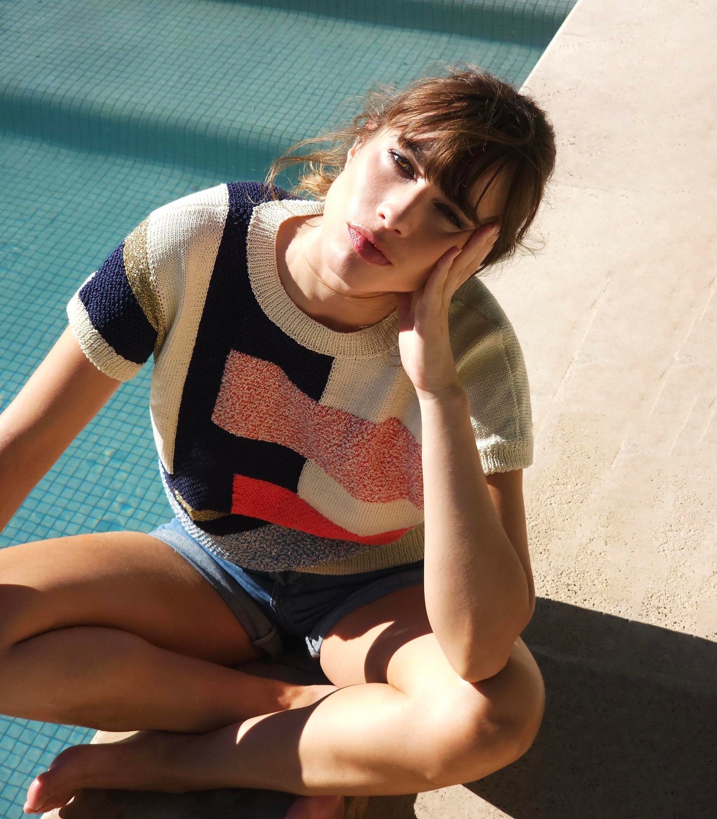 Top Fina à tricoter.