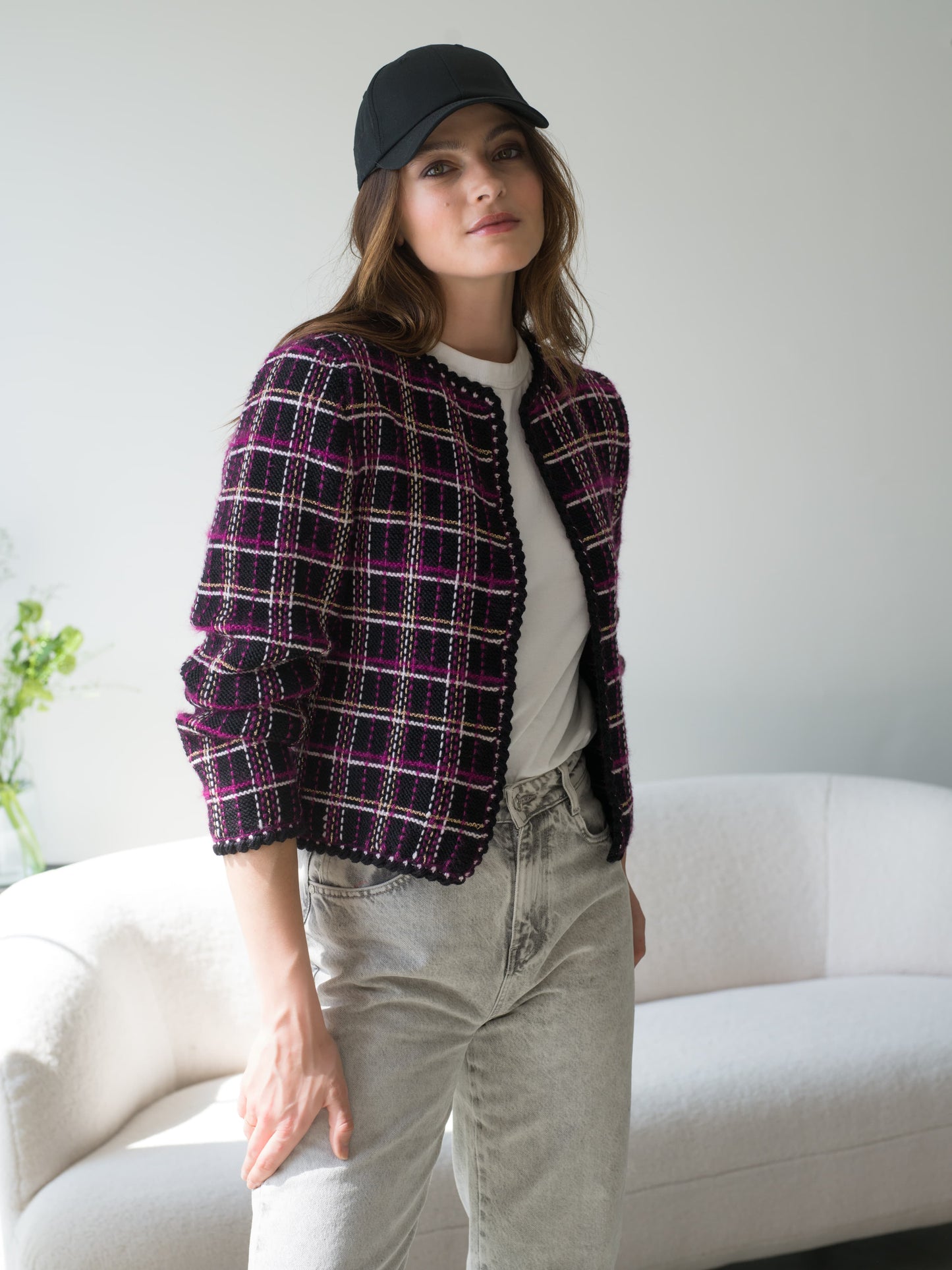 Veste Prune à tricoter.