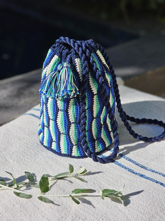 Charger l&#39;image dans la galerie, Sac au crochet Ellen au crochet
