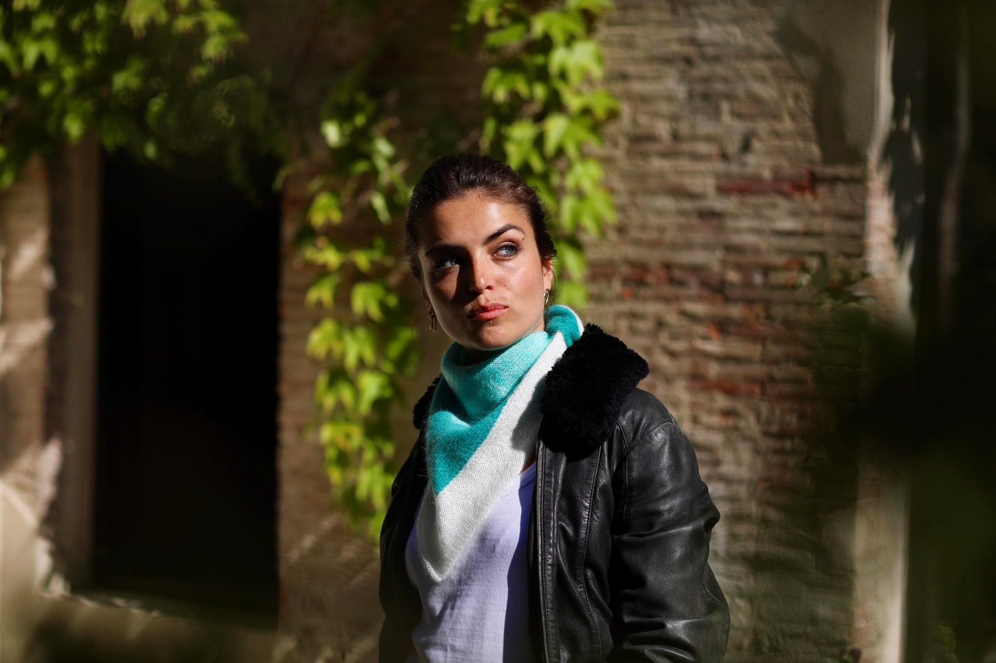 Le bandana à tricoter.