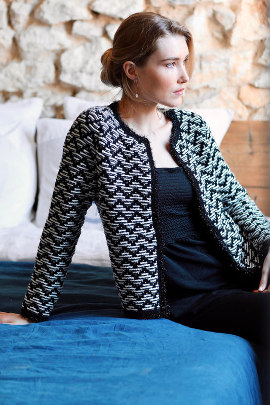 Veste Magda à tricoter.