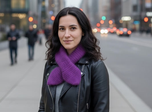 Vivy scarf à tricoter.