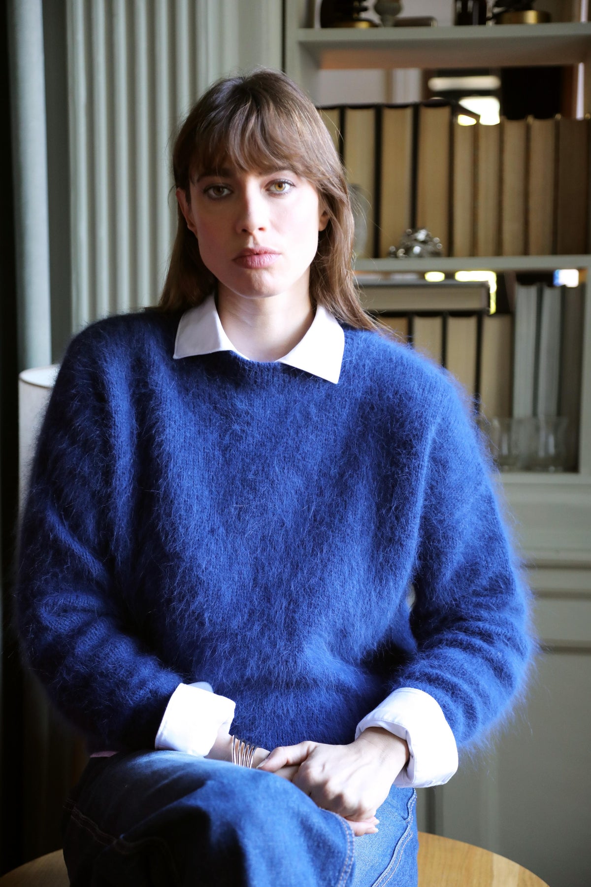 Pull Pipa en Angora Marine