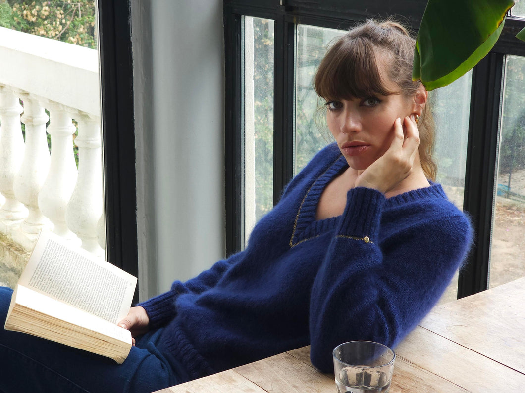 Pull Avy Mohair et or. 7 coloris.