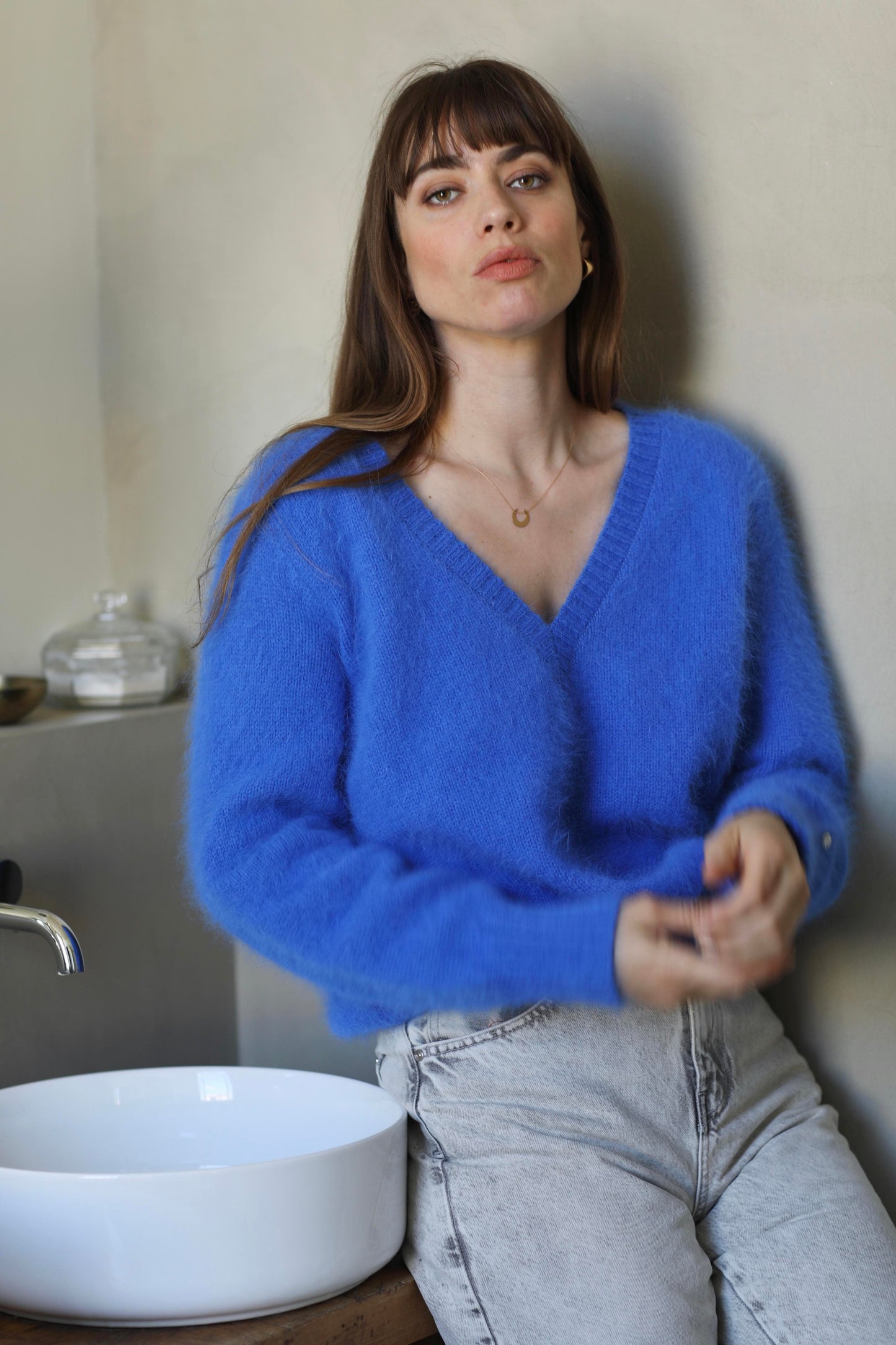 Pull Avy en Angora. 15 coloris.