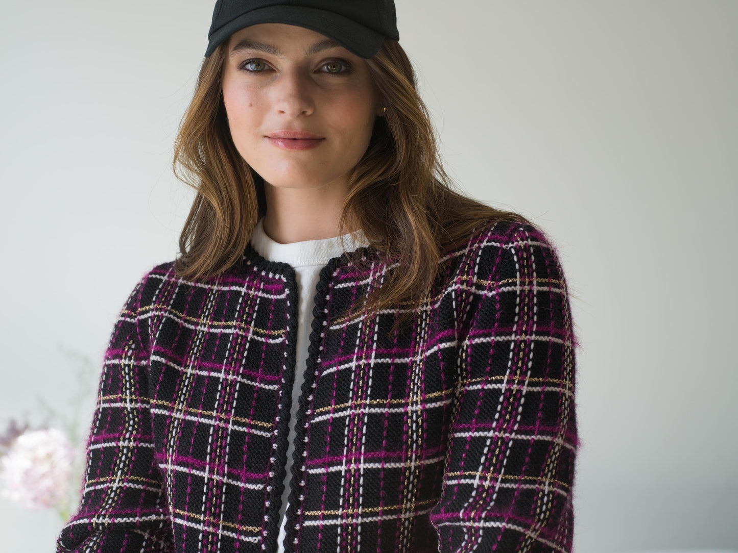 Veste Prune à tricoter.