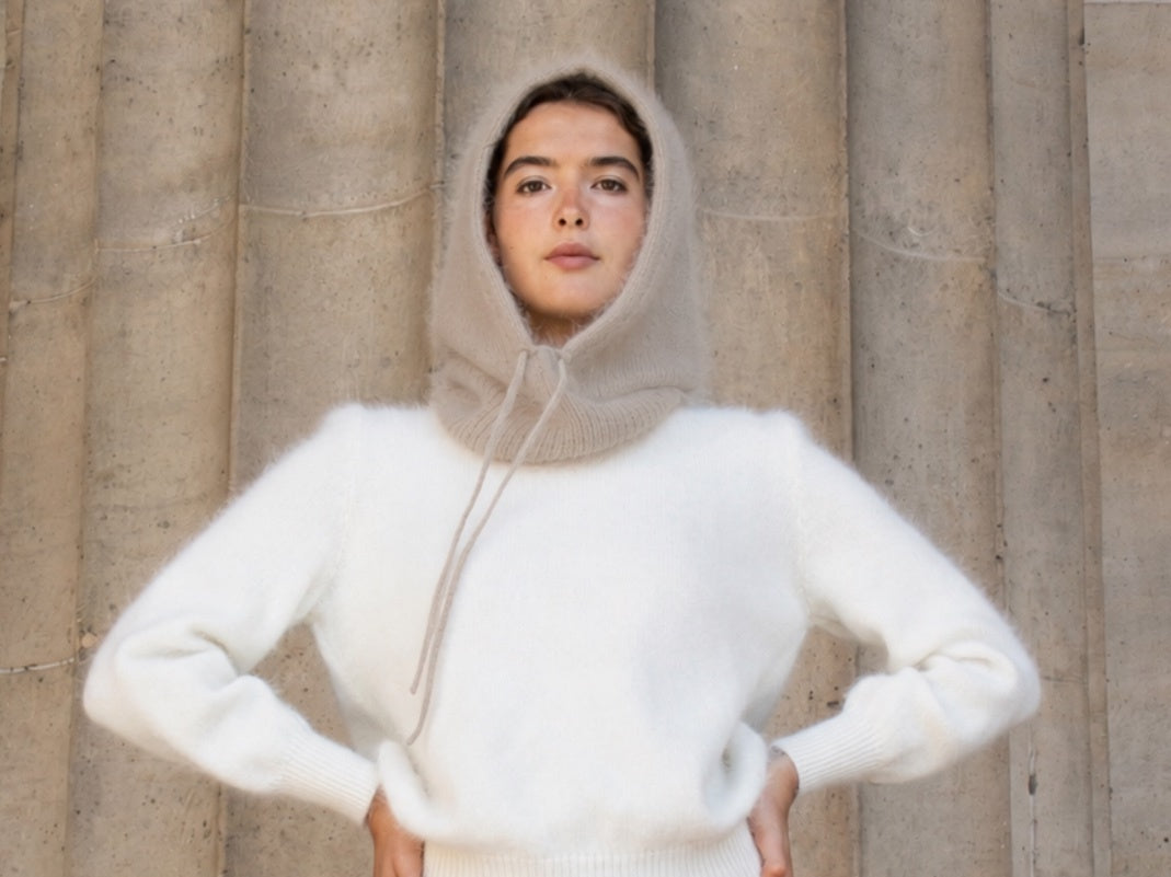 Cagoule en Angora - 5 couleurs