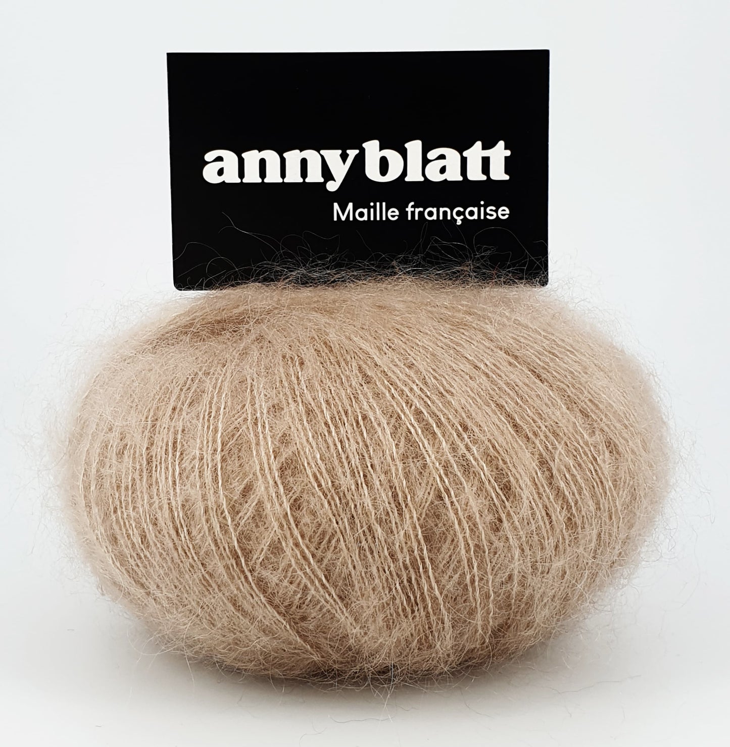 Pelote mohair et soie sable honey moon