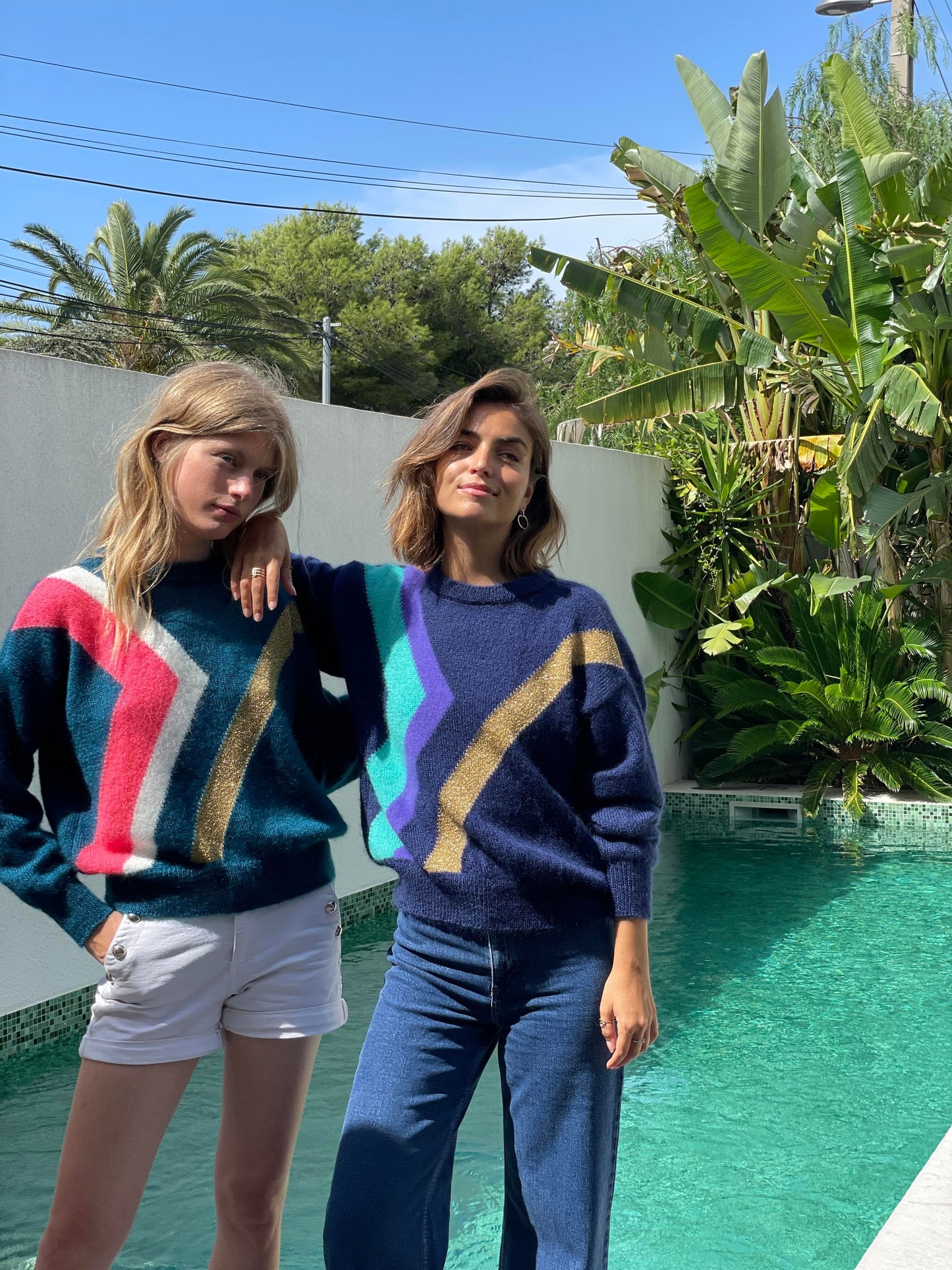 Pull Inès et or - 6 coloris.