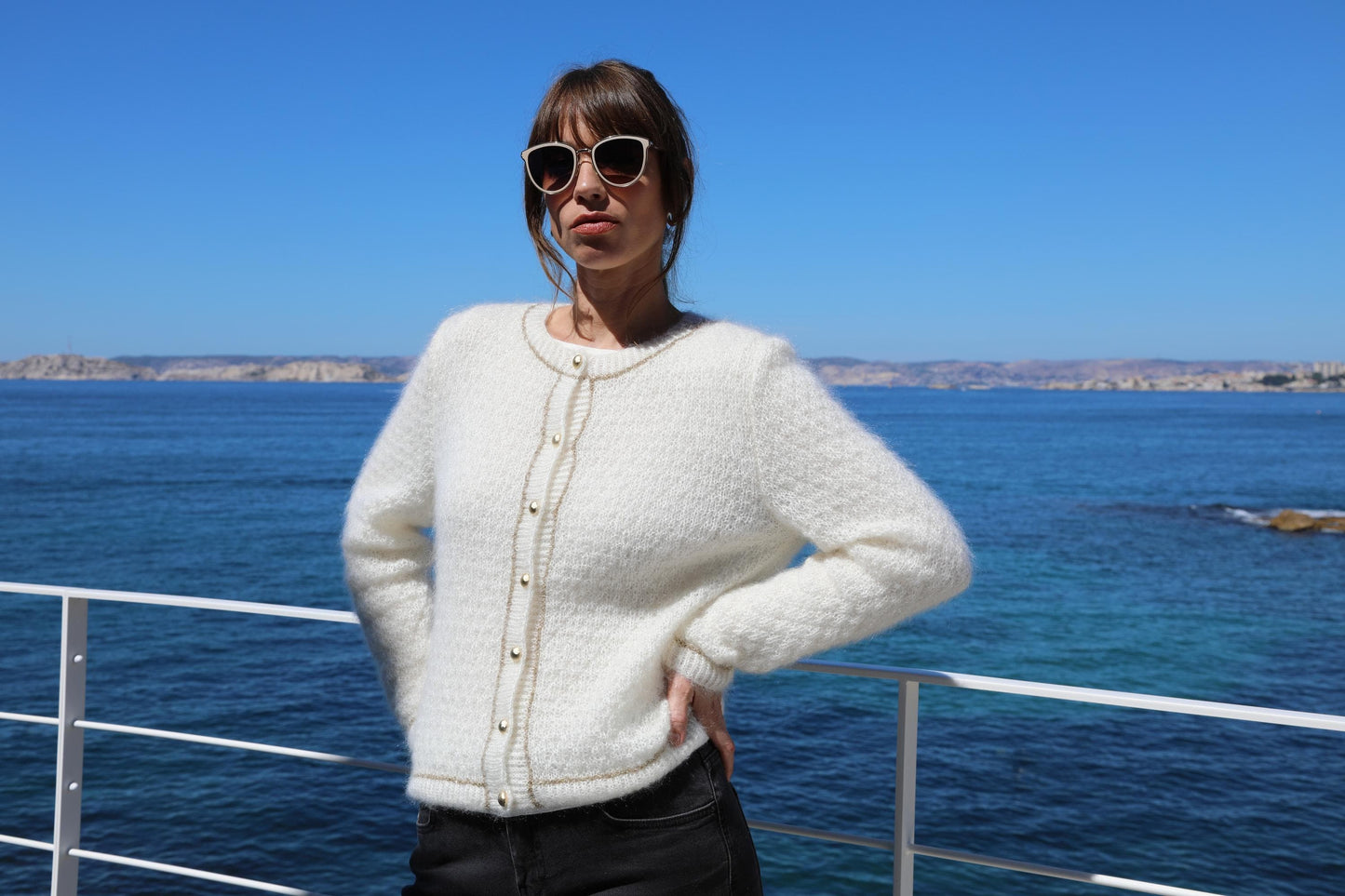 Cardigan Rosalia à tricoter.