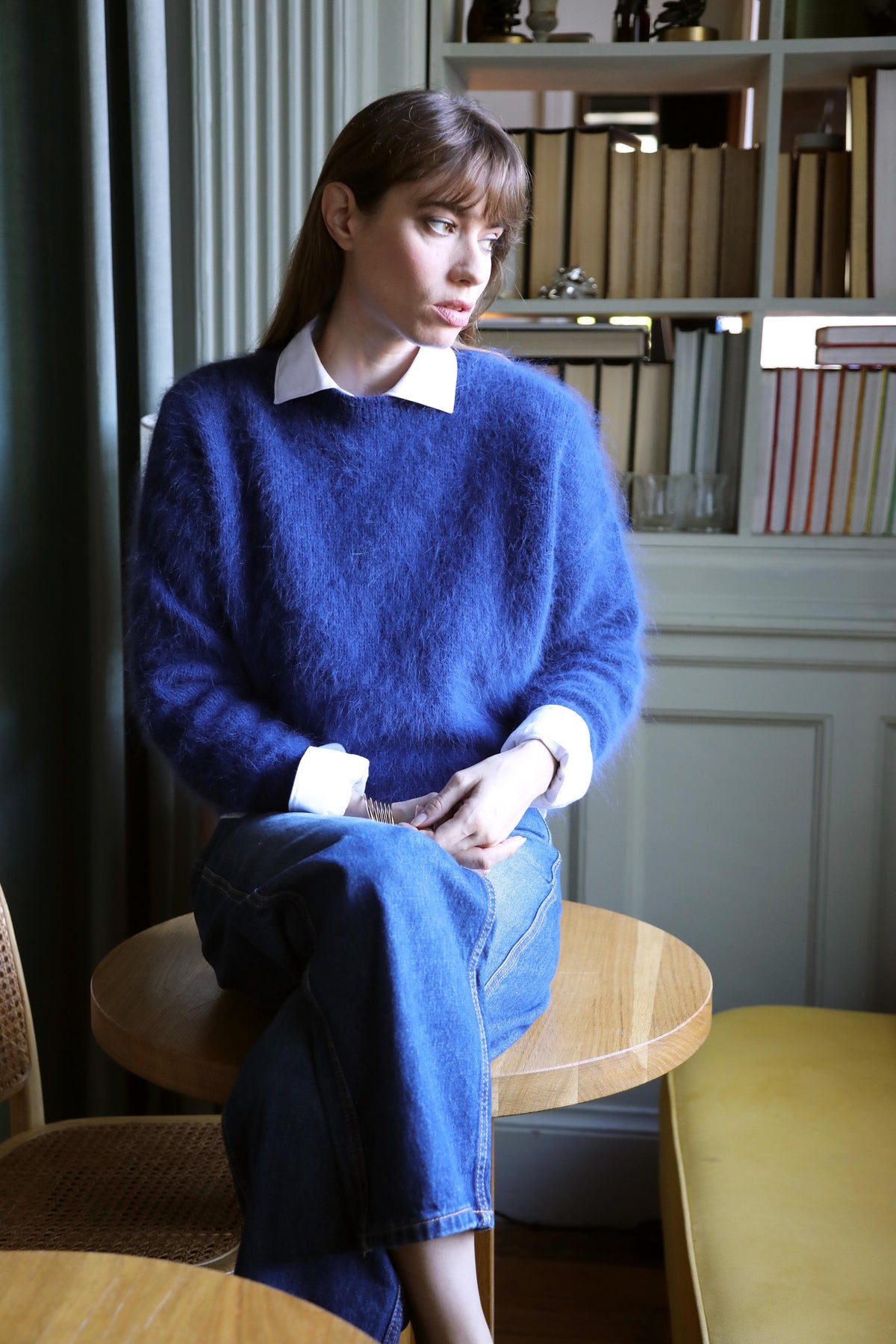 Pull Pipa en Angora Marine