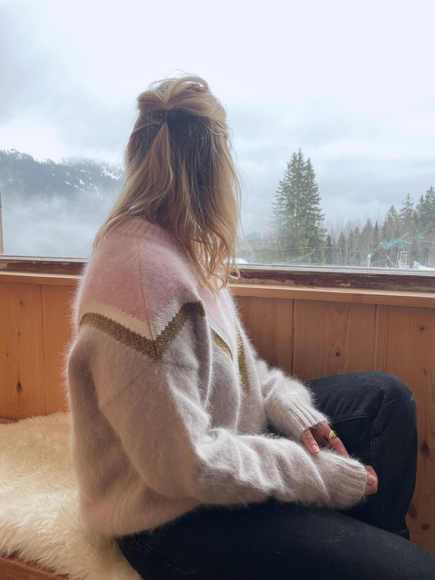 Pull Celeste Dune et Poudre