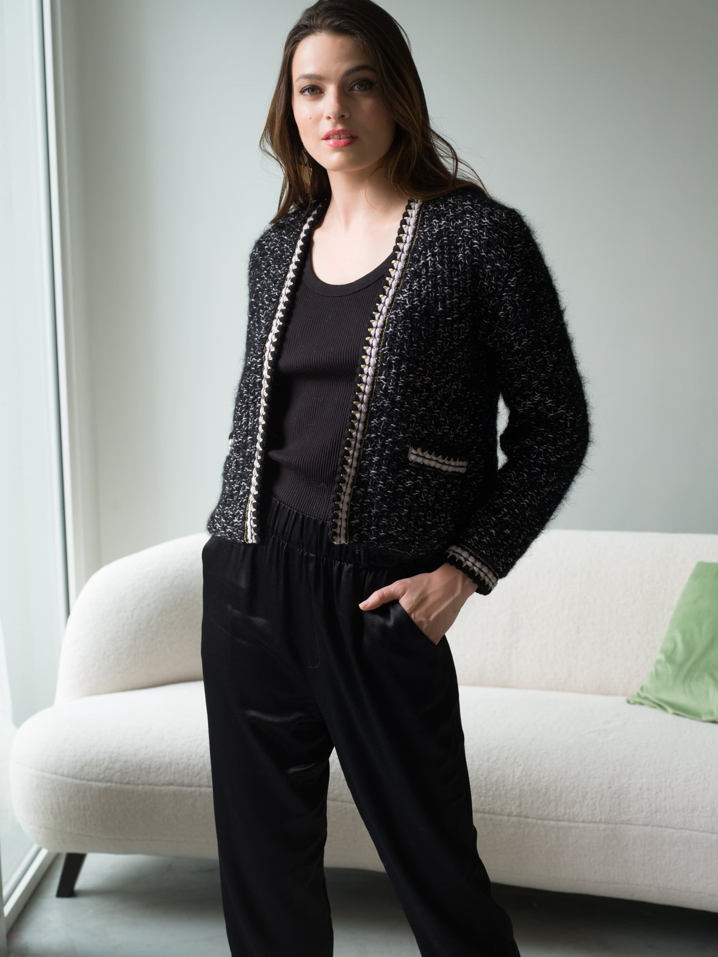 Veste Natalia à tricoter.
