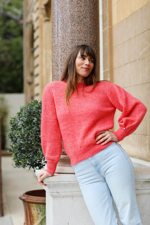 Charger l&#39;image dans la galerie, Pull Alix mohair chiné - 4 coloris
