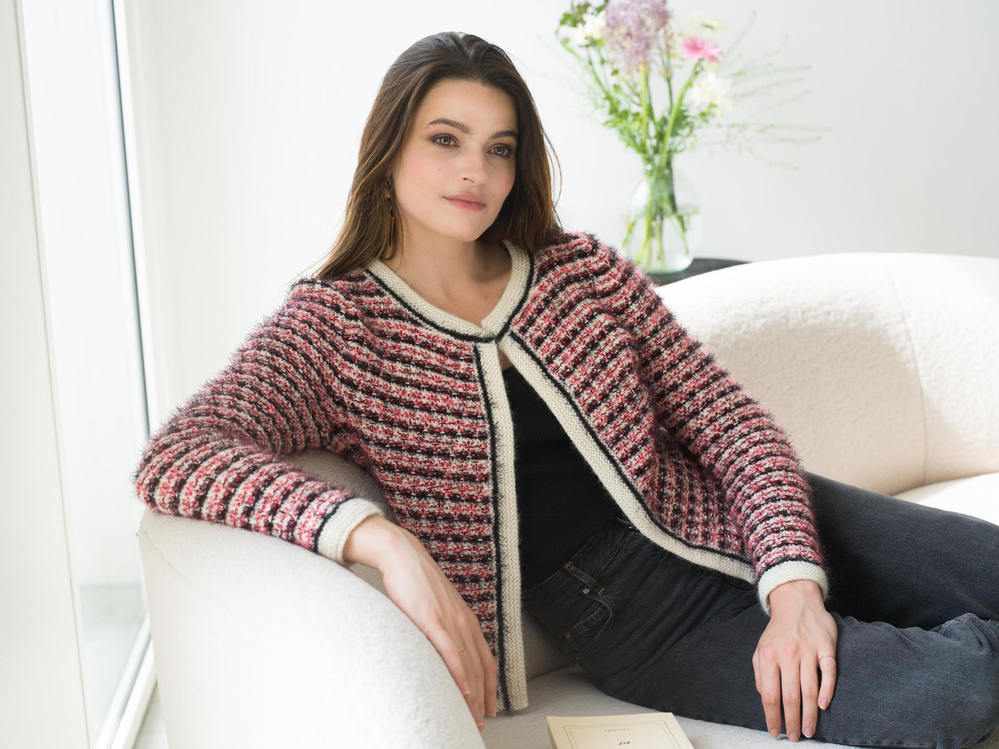 Veste Brooke à tricoter.