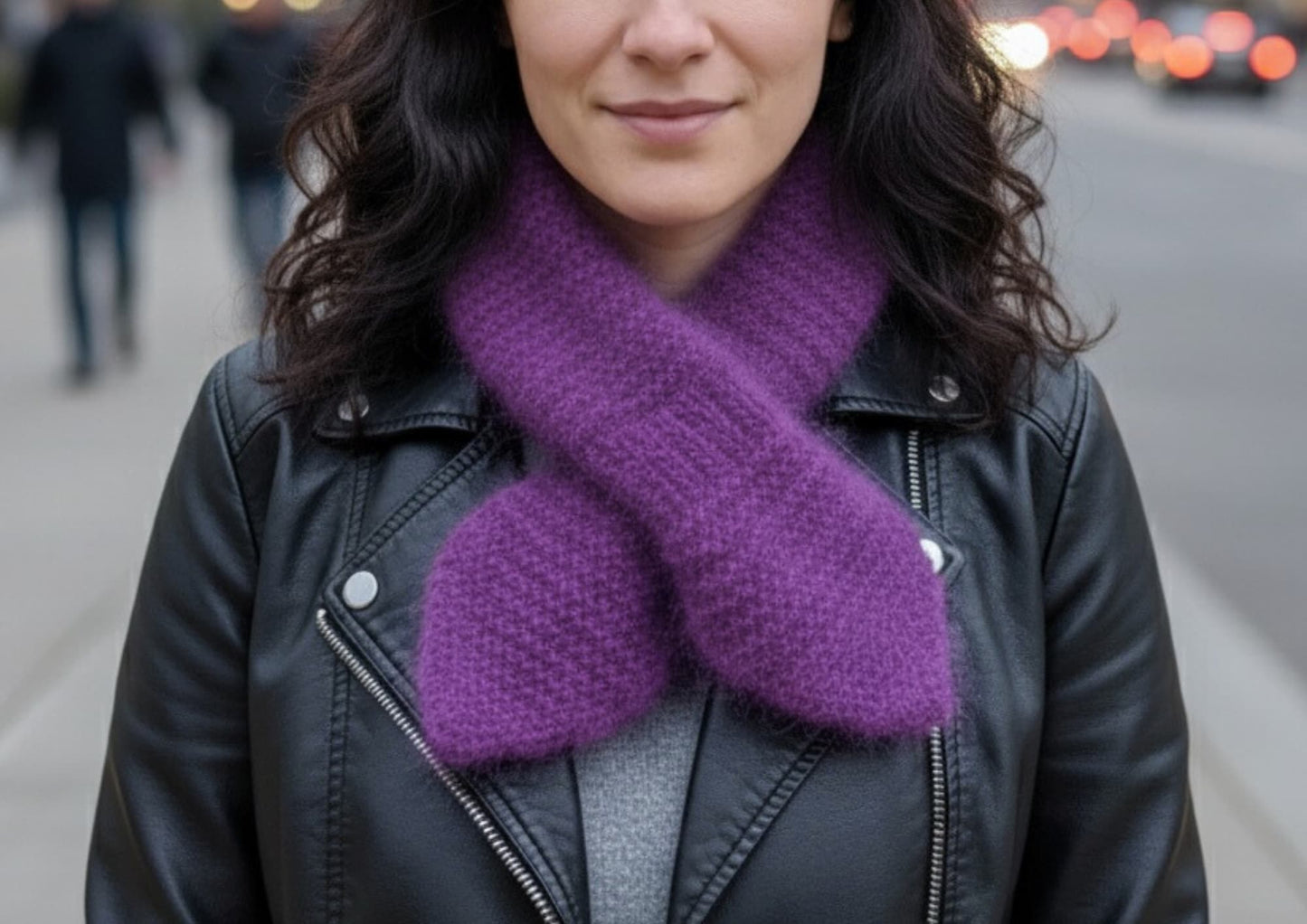 Vivy scarf à tricoter.