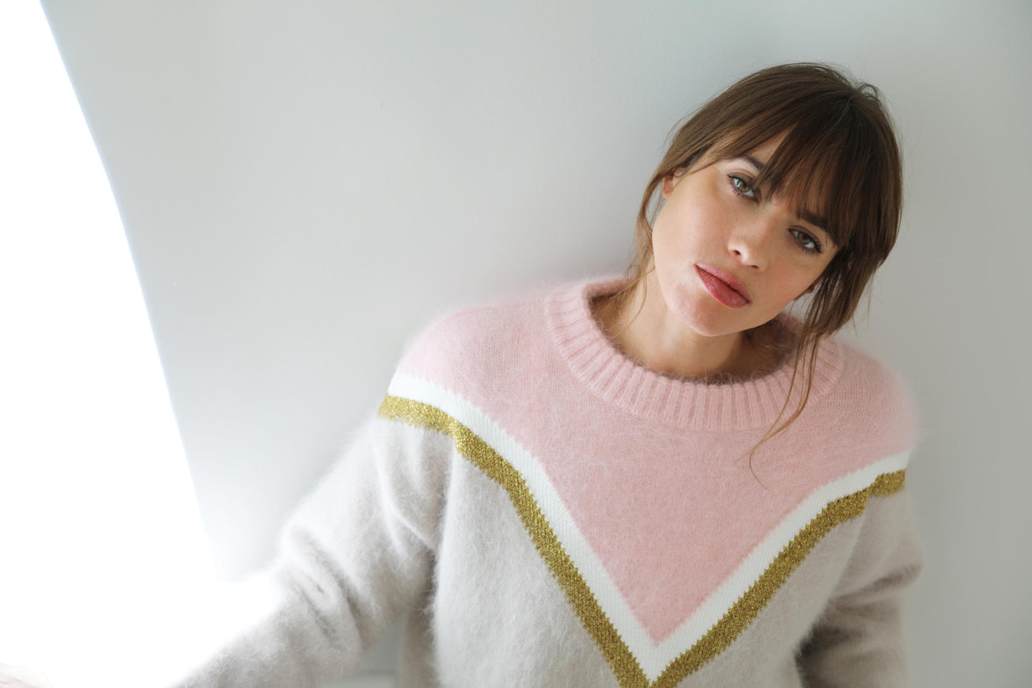 Pull Celeste Dune et Poudre